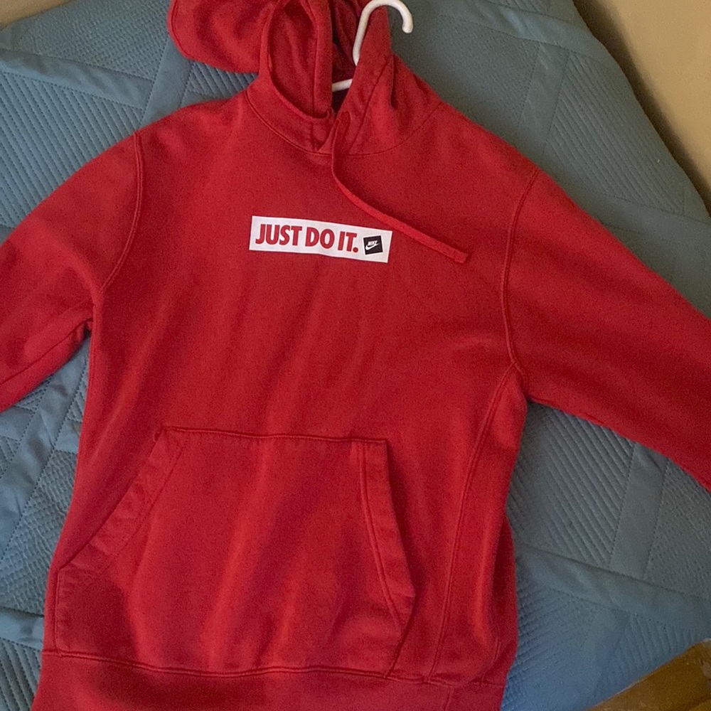 Red Nike sweater